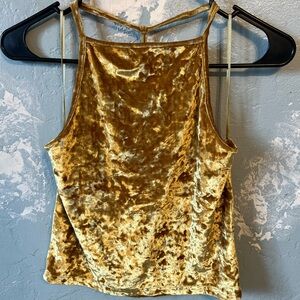 UO velvet halter top